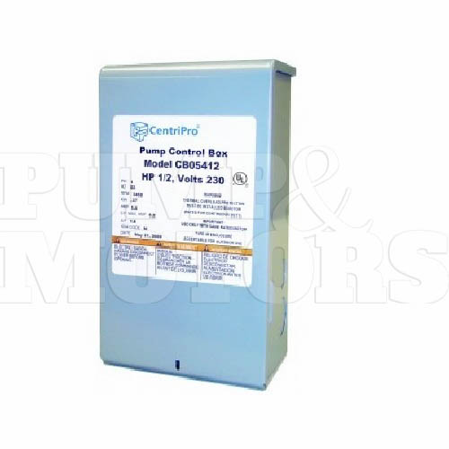 CB05412 Goulds 1/2HP Quick Disconnect Control Box 230V